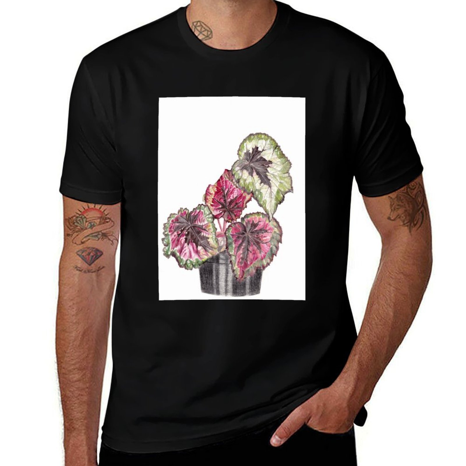 Begonia Rex - Begonia Rex T-Shirt Comfort Stretch Tee
